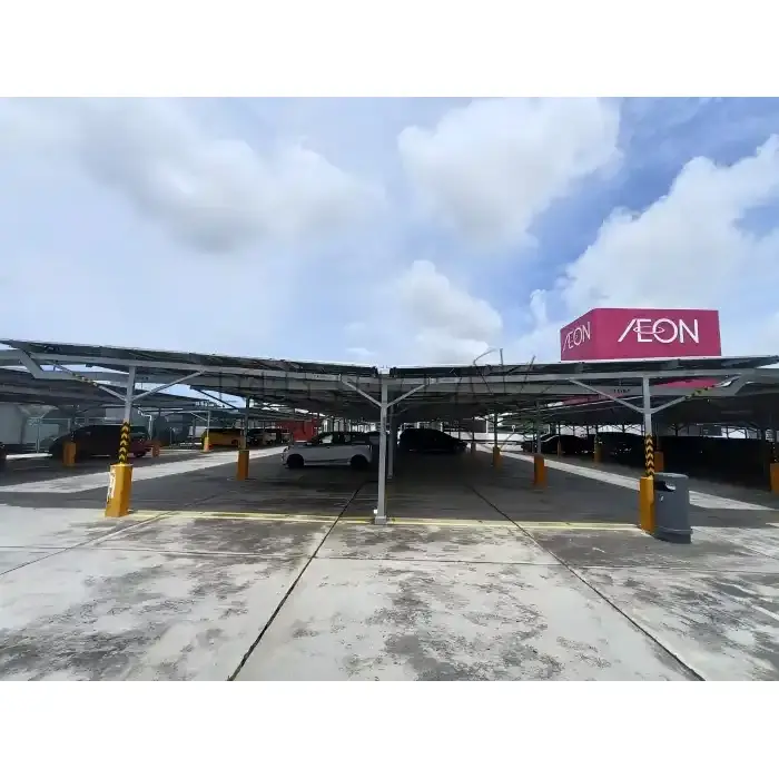 HDG solarni nadstrešek za avto