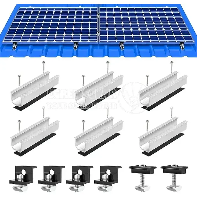 Komplet za pritrditev PV za trapezoidno streho
