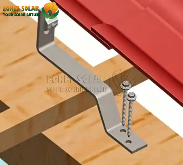 Strešni kavelj iz solarnih keramičnih ploščic